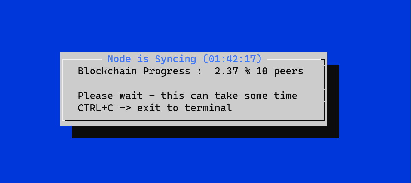 Bitcoin Blockchain Sync